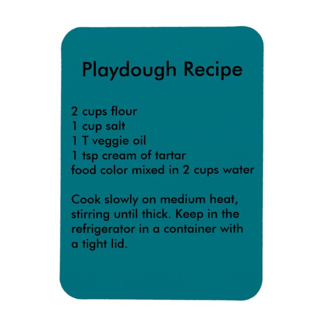 Magnet de recette de lecture (Vertical)