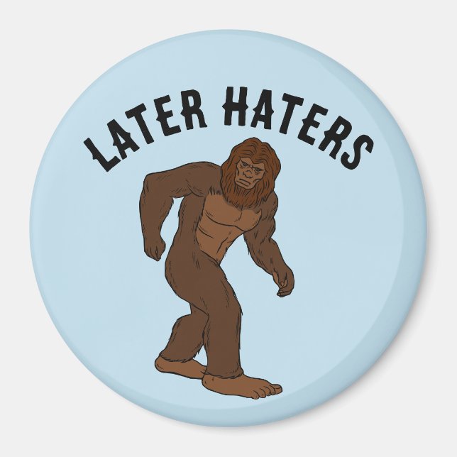 MAGNET DE RÉFLEXION "DERNIERS HATERS" (Devant)