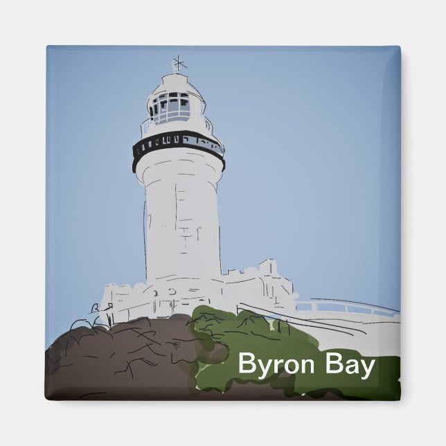 Magnet de réfrigérateur Byron Bay (Devant)