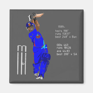 Magnet de réfrigérateur Sachin Tendulkar