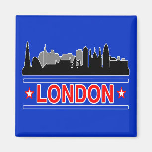Magnet de réfrigérateur Skyline de Londres