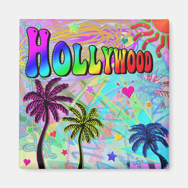 Magnet de romance vidéo d'Hollywood (Devant)