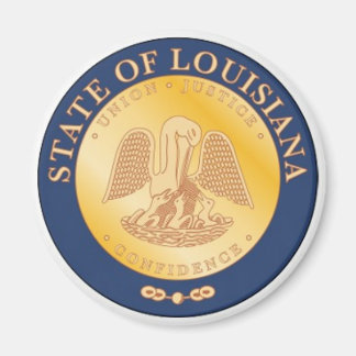 Magnet de sceau d'état de Louisiane