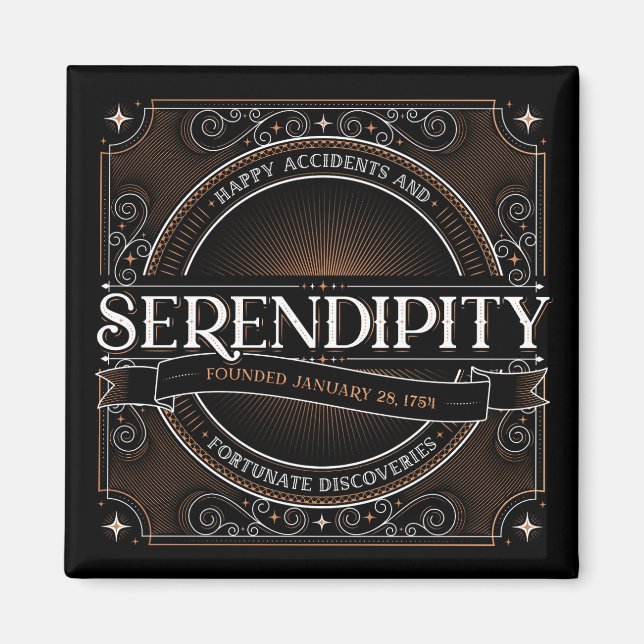 Magnet de séréndipité (Devant)