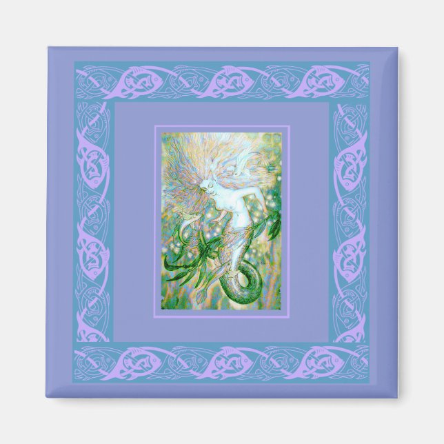 Magnet de sirène celtique (Devant)