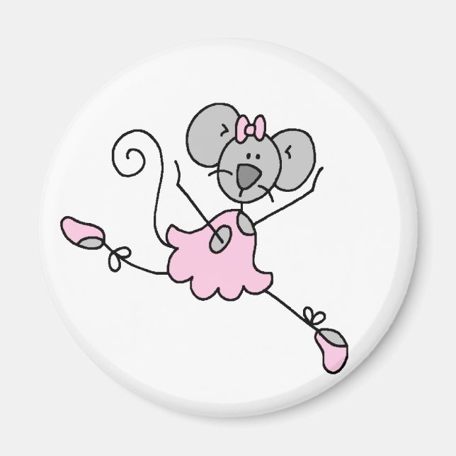Magnet de souris gris (Devant)