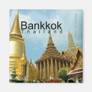 Magnet de souvenirs de voyage Bangkok Thaïlande