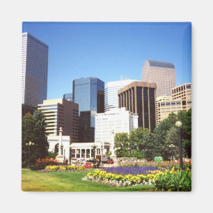 Magnet de souvenirs du centre-ville de Denver