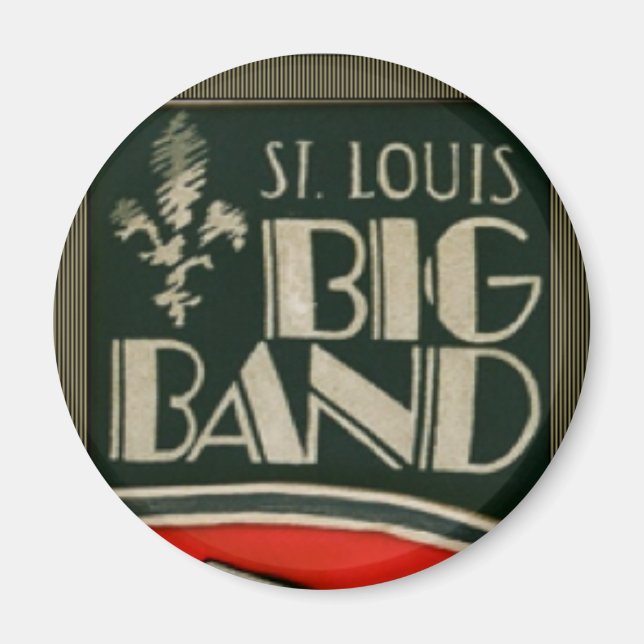 Magnet de St. Louis Big Band (Devant)
