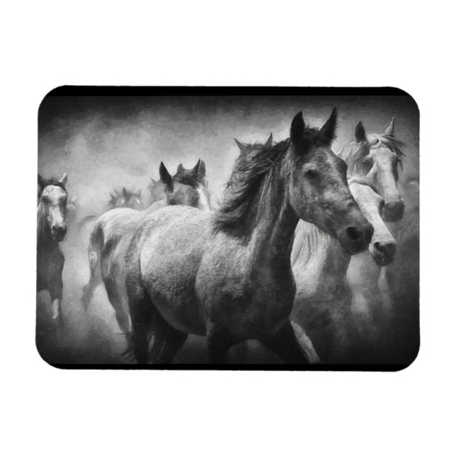 Magnet de stampede de cheval (Horizontal)