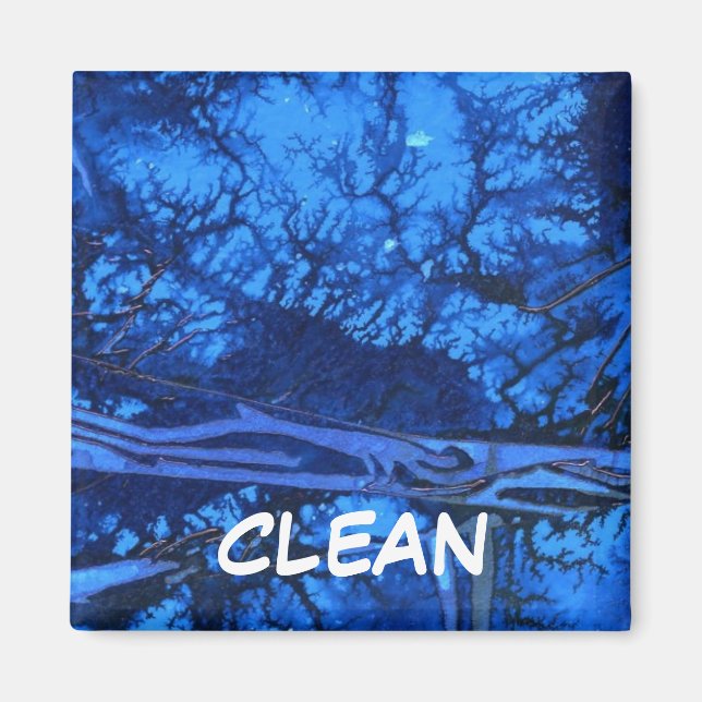 Magnet de statut de lave-vaisselle (Devant)