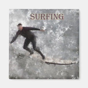 Magnet de surfer