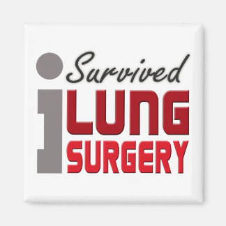 Magnet de survivant de la chirurgie pulmonaire