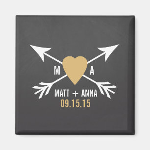 Magnet de tableau de mariage