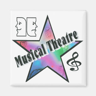 Magnet de théâtre musical