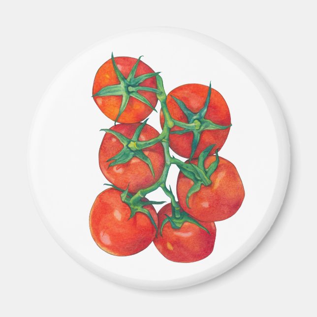 Magnet de tomates rouges (Devant)