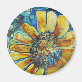 Magnet de tournesol jaune
