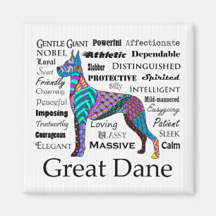 Magnet de traits de Danse