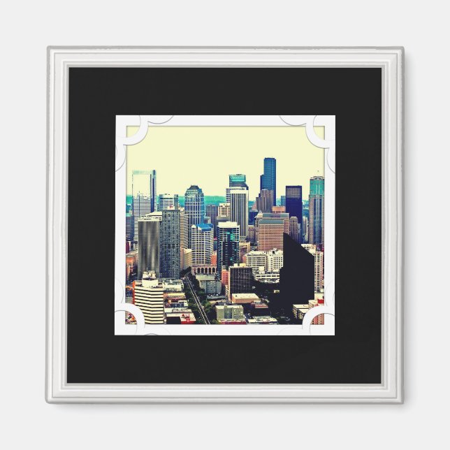 Magnet de trame photo personnalisable (Devant)