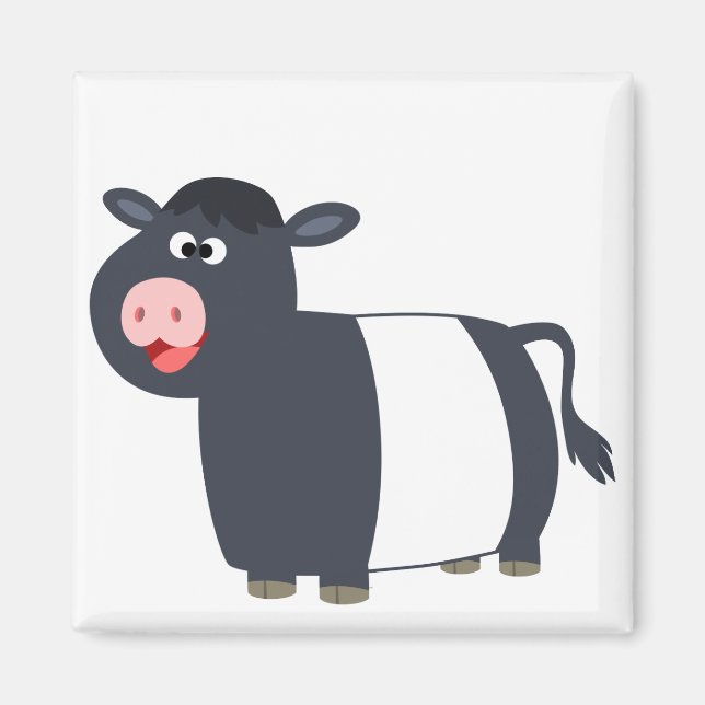 Magnet de vaches galloway à ceinture (Devant)