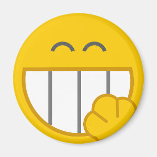 Magnet de verrouillage du visage drôle