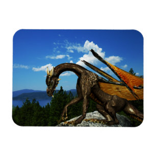 Magnet de vinyle du lac View