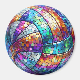 Magnet de volley-ball disco