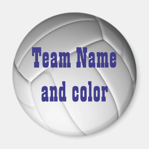 Magnet de volley-ball personnalisé