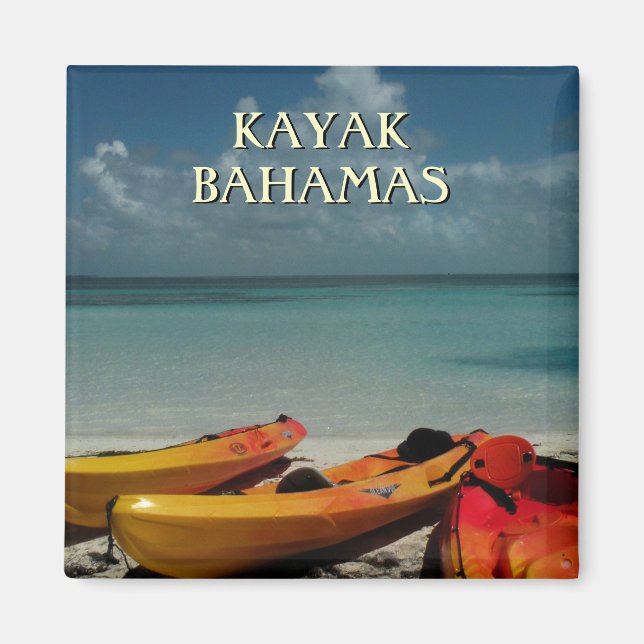 Magnet de voyage de Kayak Bahamas (Devant)