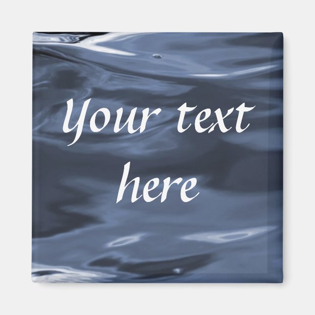 Magnet d'eau bleu (Devant)