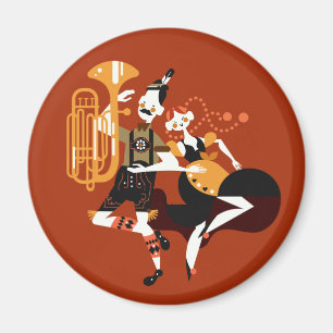 Magnet des danseurs de l'Oktoberfest
