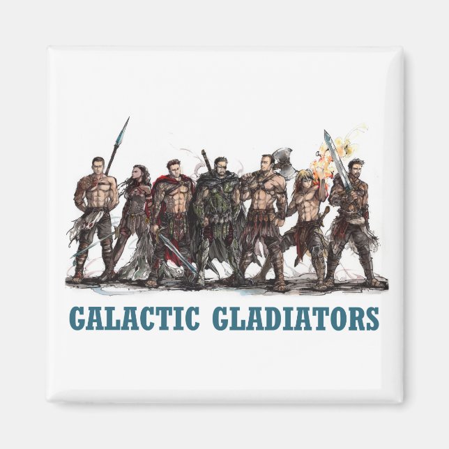 Magnet des gladiateurs galactiques (Devant)