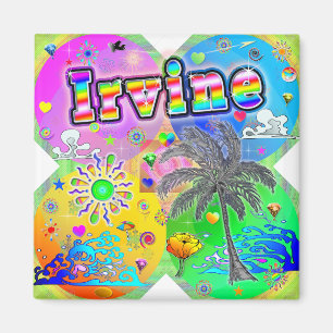 Magnet des saisons du quadro d'Irvine