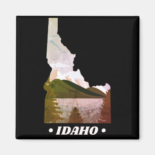 Magnet d'état vintage Idaho
