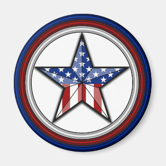 Magnet d'étoiles patriotique