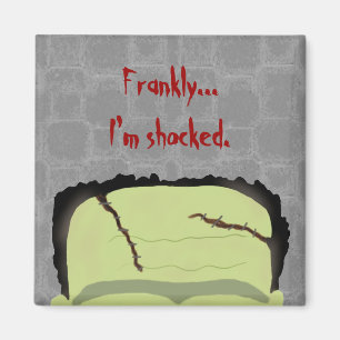 Magnet d'Halloween Frankenstein Pun