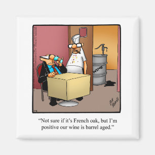 Magnet d'Humour de vin Stuffer Funny Stocking