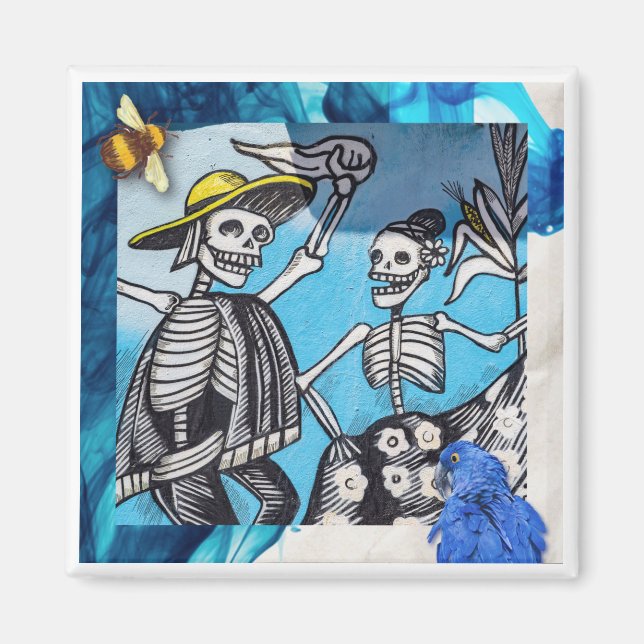 Magnet "Dia de muertos" - Uekani (Devant)