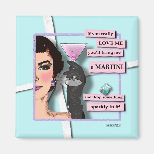 Magnet - Diamants & Martinis (Devant)