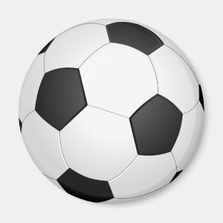 Magnet d'illustrations du ballon de football