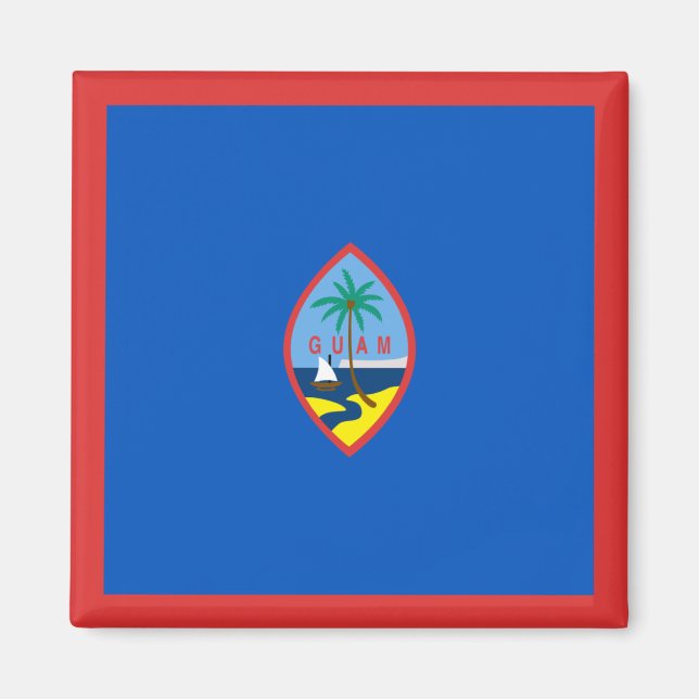 Magnet d'indicateur de Guam (Devant)