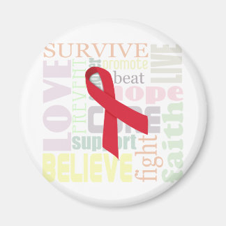 Magnet d'inspiration du ruban rouge