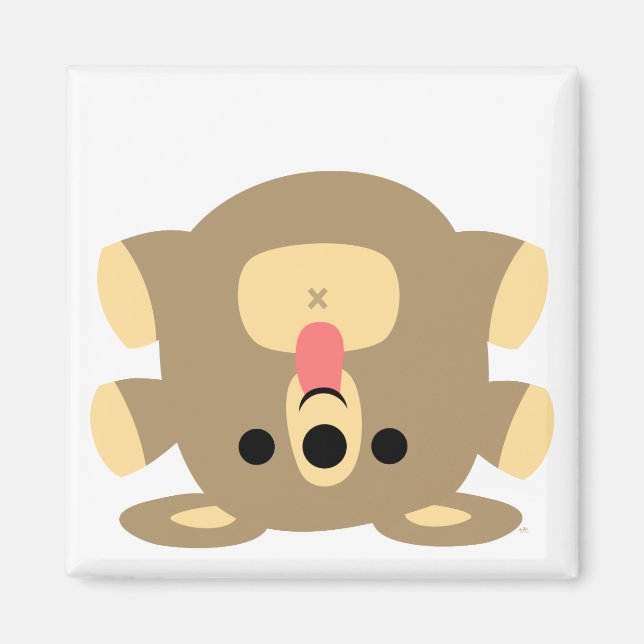 Magnet d'ours de caricature très épais (Devant)