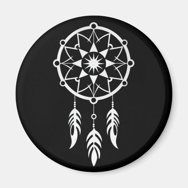 Magnet Dreamcatcher White (Front)