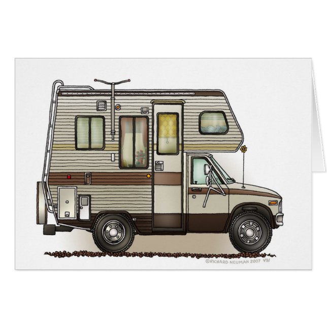 Magnet du campeur rv de ClassC (Devant Horizontal)