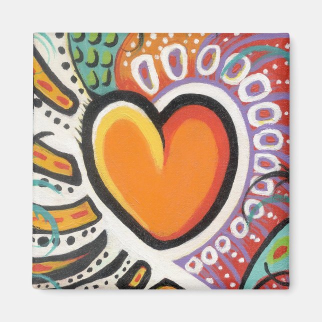 Magnet du coeur fou (Devant)