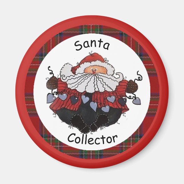 Magnet du collecteur père Noël (Devant)
