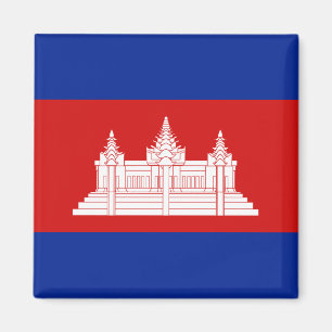 Magnet du drapeau cambodgien