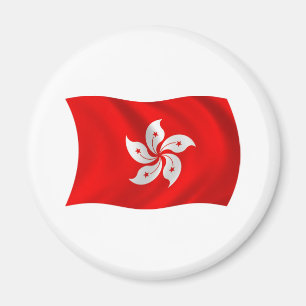 Magnet du drapeau de Hong Kong