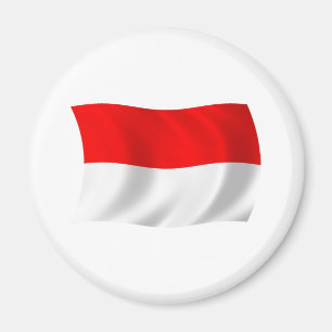 Magnet du drapeau de l'Indonésie